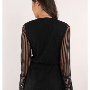 Tobi Pants - Black lace romper Tobi Pants - Black lace romper